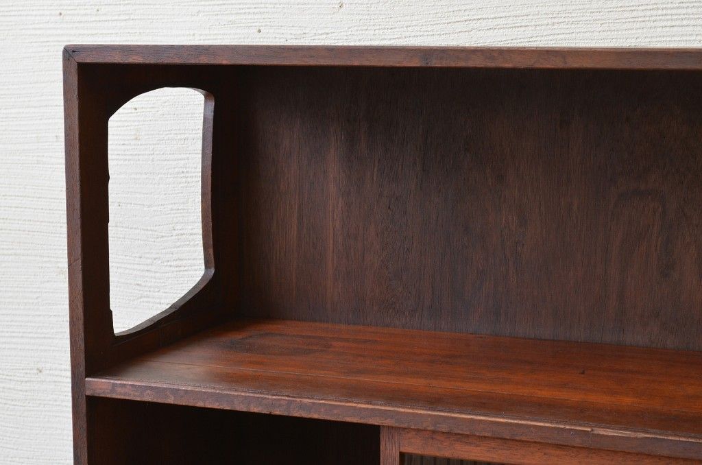 アンティーク家具　珍品!変わり型アンティーク収納棚