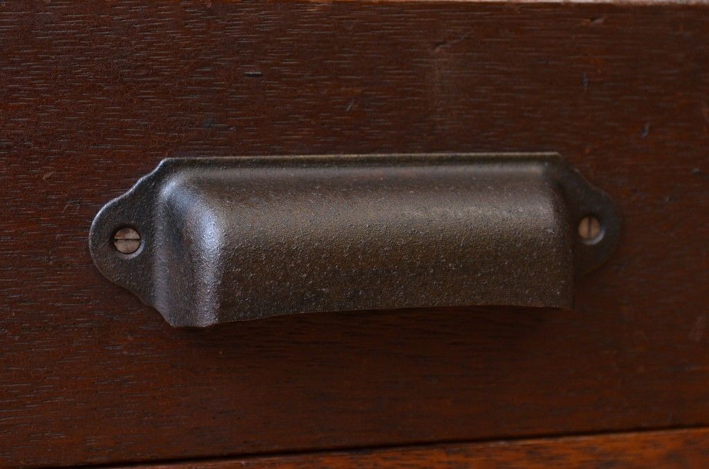 アンティーク家具　珍品!変わり型アンティーク収納棚