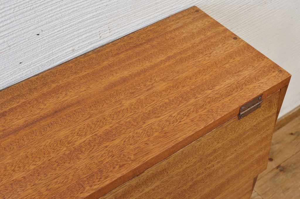 アンティーク家具　古材を使って製作したパタパタ収納棚3　(下駄箱)