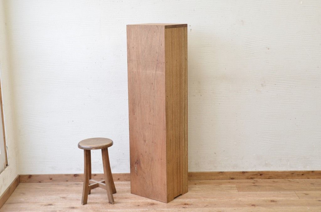 アンティーク家具　古材を使って製作したパタパタ収納棚4　(下駄箱)