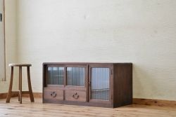 極上美品!モールガラスアンティークローボード