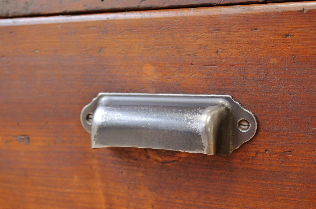 アンティーク家具　古い木のアンティーク小引き出し