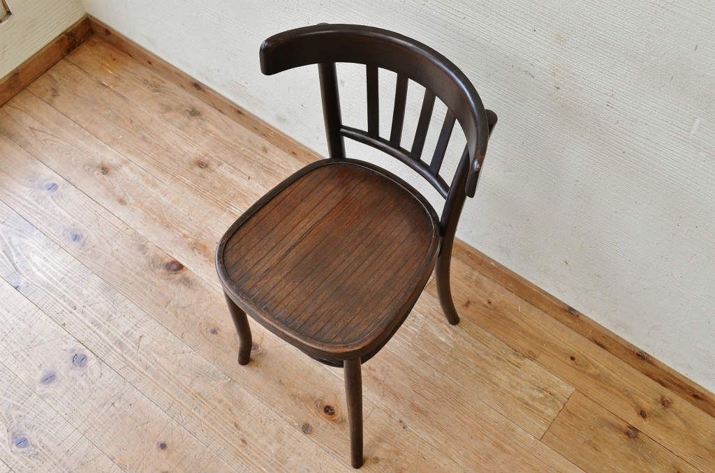 アンティーク家具　傷み有　アンティークベントウッドチェア1脚