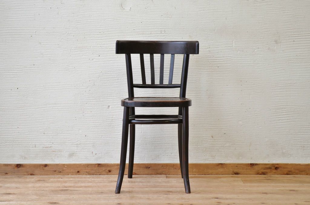 アンティーク家具　アンティークベントウッドチェア1