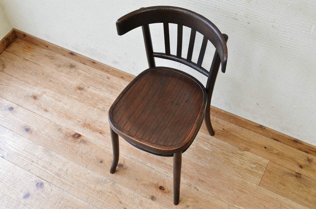 アンティーク家具　アンティークベントウッドチェア1