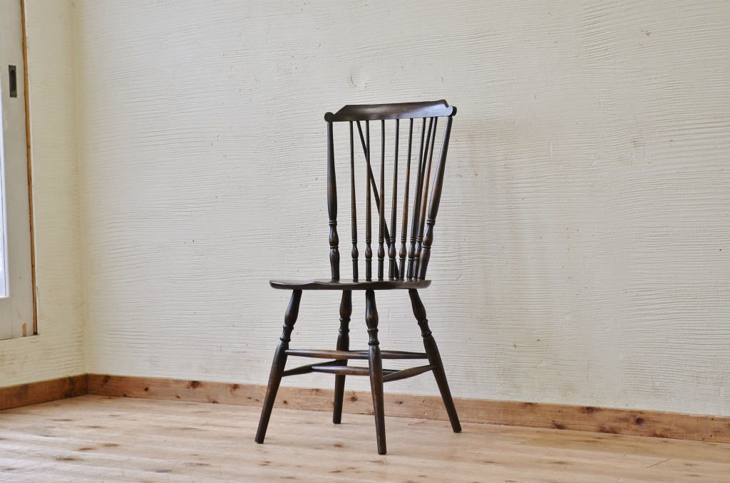 メーカー不明　中古　スティックバックチェア1脚