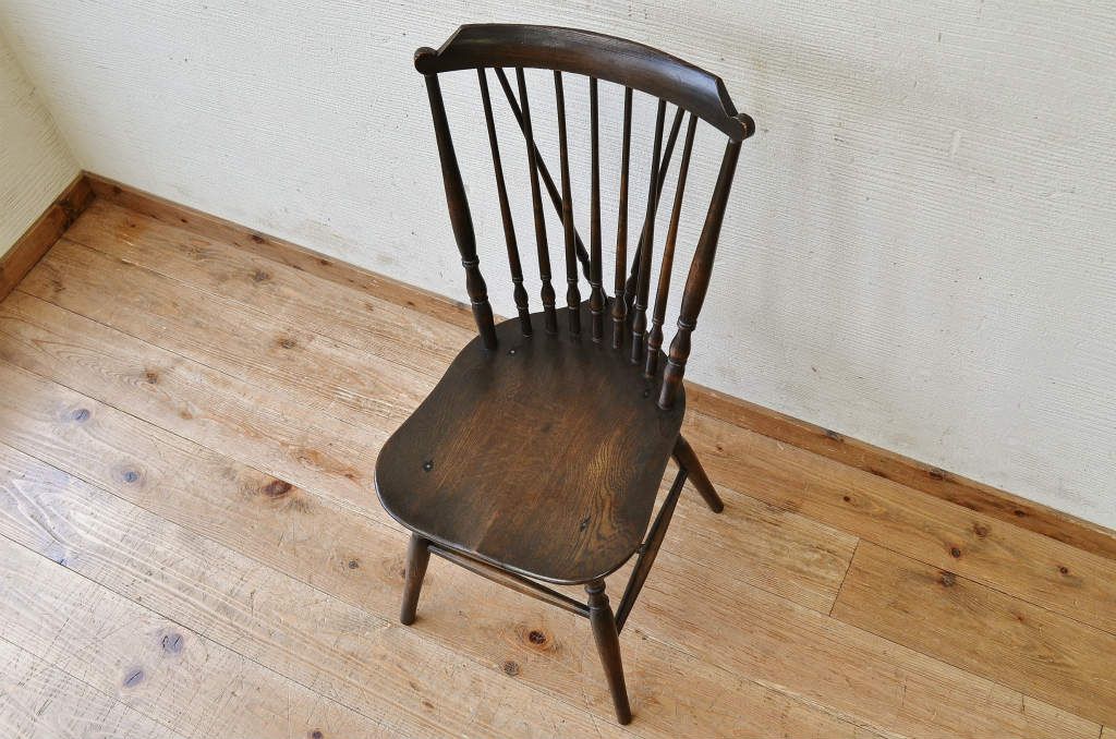メーカー不明　中古　スティックバックチェア1脚