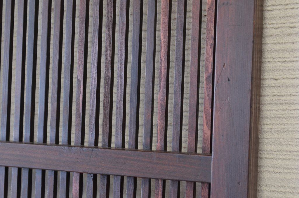 古民具・骨董　高級品!繊細な格子戸2枚セット