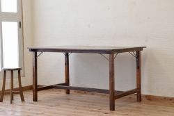 アンティーク家具　素敵な雰囲気!味のあるアンティークテーブル(作業台、机)