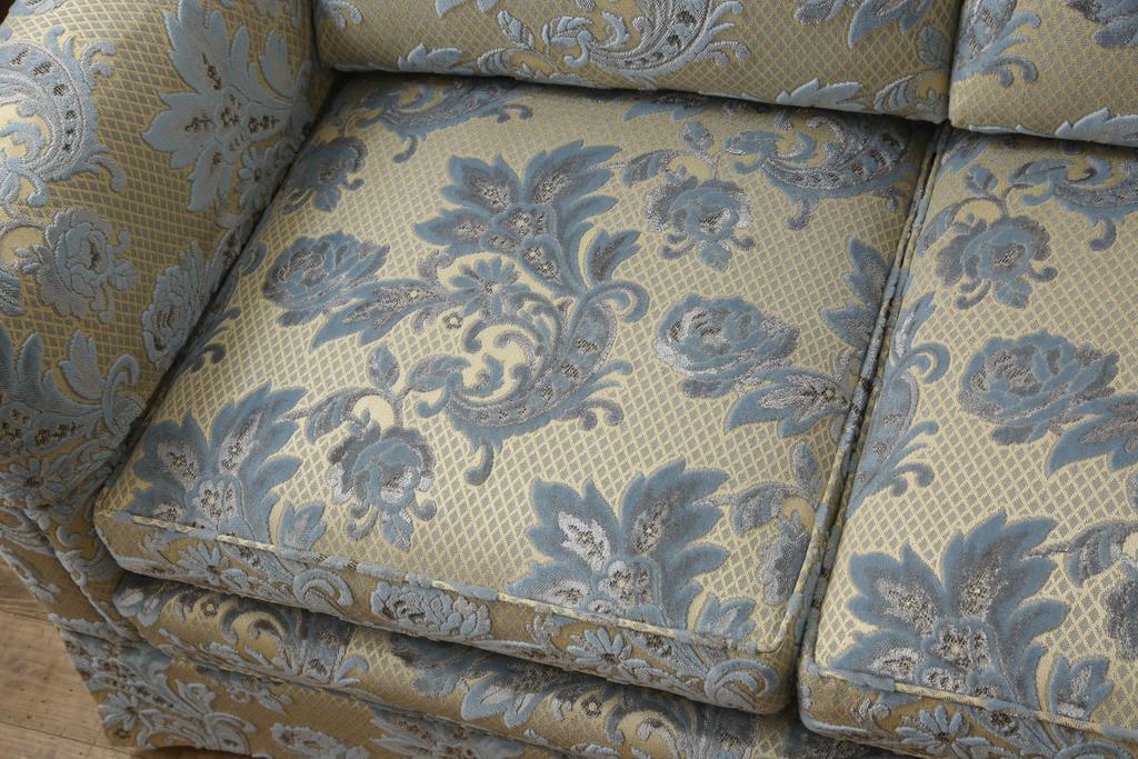383A  別荘保管品　DREXEL　ドレクセル　高級1Pソファ　定価25万