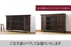 中古　美品　輪島塗り　シンプルながらも上品さを醸し出す漆塗りの飾り棚(茶棚、収納棚、戸棚、サイドキャビネット)(定価約120万円)(R-080282)