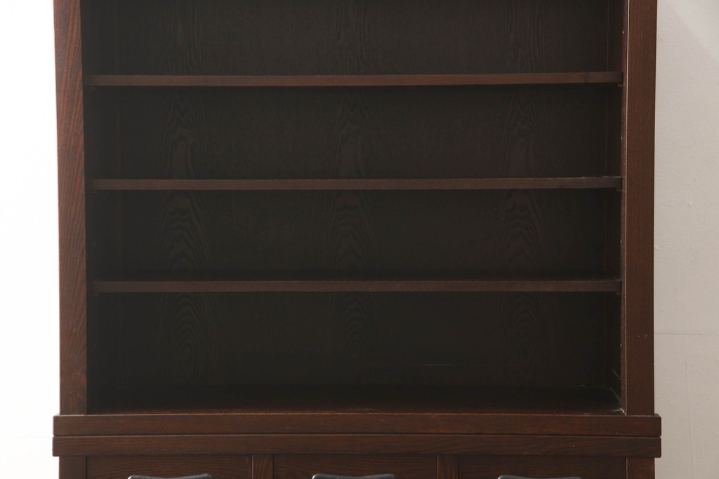 中古　美品　上質な和の空間を演出する水屋箪笥サイドボード(サイドキャビネット、収納棚、戸棚、下駄箱)(R-064354)