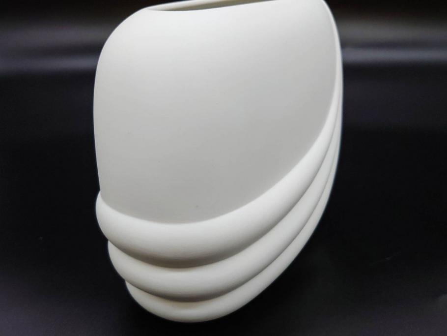 ドイツ　Rosenthal(ローゼンタール)　Studio-linie(スタジオライン)　シンプルながら飾り模様のデザイン性が光るベース2点&プレート7客セット(CLASSIC ROSE、クラシック・ローズ、ゴールドライン、花瓶、花器、花入、花生、磁器、中皿、大皿、洋食器、金彩)(R-078703)