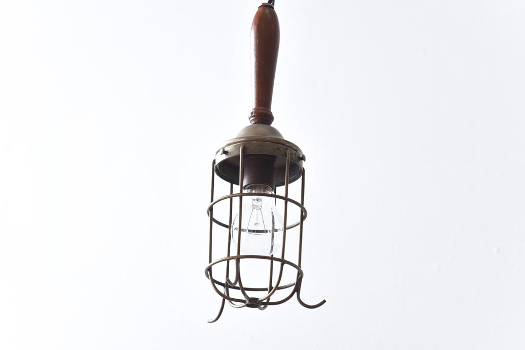 昭和レトロ 素朴なデザインが魅力のランプ風ペンダントライト(吊り下げ照明)(1) | ラフジュ工房
