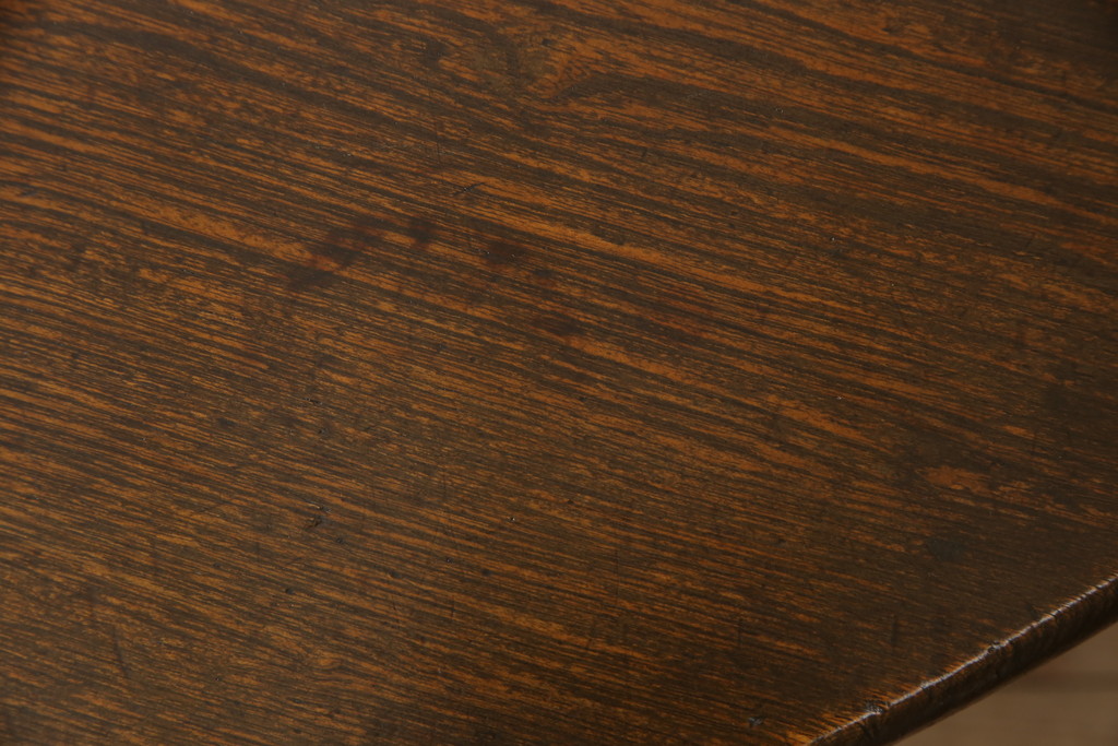 和製アンティーク　栓材　昭和初期　昔懐かしい佇まいが魅力的なちゃぶ台(座卓、丸型、ローテーブル、折りたたみテーブル)(R-047413)