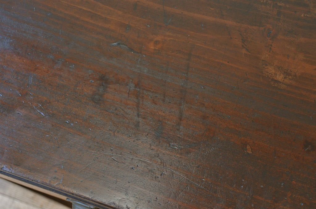 アンティーク家具　素敵なデザイン!アンティーク平机(テーブル)