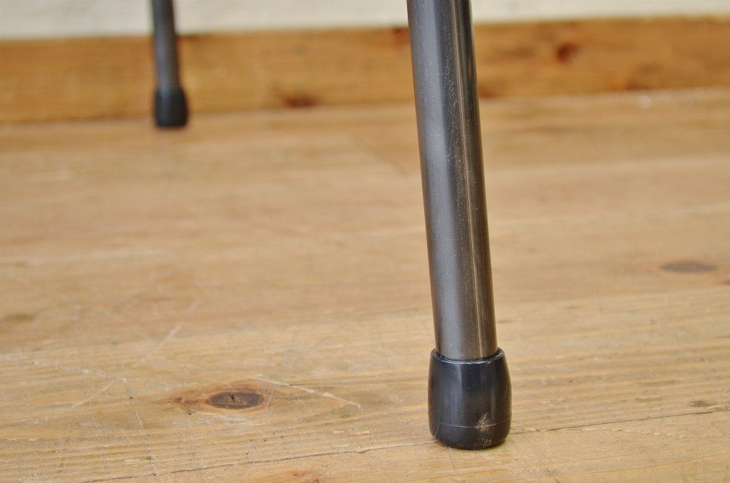 アンティーク家具　☆天板無垢材鉄脚テーブル(作業台)3
