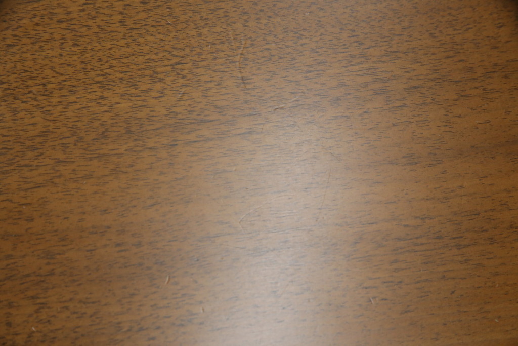 中古　CONDE HOUSE(カンディハウス)　WING LUX LD　ウォールナット材　三角モチーフの脚がお洒落!シンプルな中にこだわりが感じられるダイニングテーブル(6人掛け、8人掛け、食卓、作業台)(定価297,000円)(R-065768)