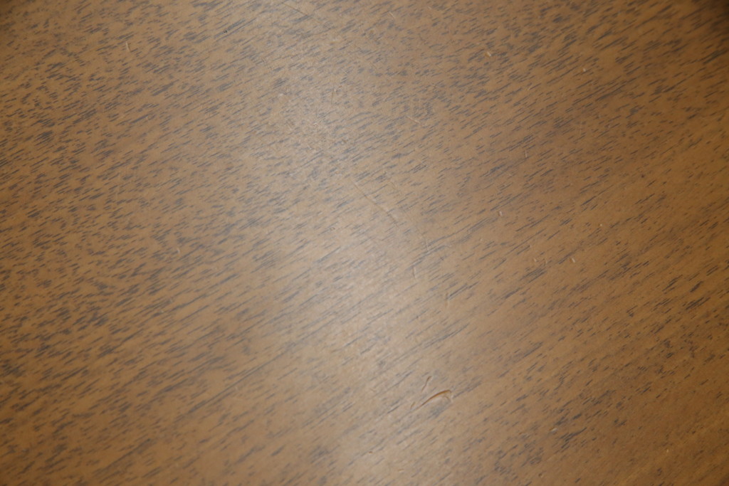 中古　CONDE HOUSE(カンディハウス)　WING LUX LD　ウォールナット材　三角モチーフの脚がお洒落!シンプルな中にこだわりが感じられるダイニングテーブル(6人掛け、8人掛け、食卓、作業台)(定価297,000円)(R-065768)