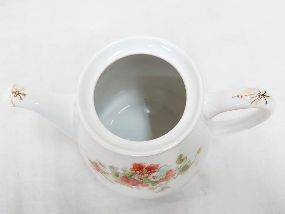 オールドノリタケ　NORITAKE　日本陶器會社　花柄　食卓が明るく華やかになるオールドノリタケまとめて17点セット(コップ2客、ティーポット、プレート8枚、ボウル6点、皿、カップ、金彩、ヤジロベー印、LOUISE、オレンジ、フラワー、草花、洋食器)(R-078753)