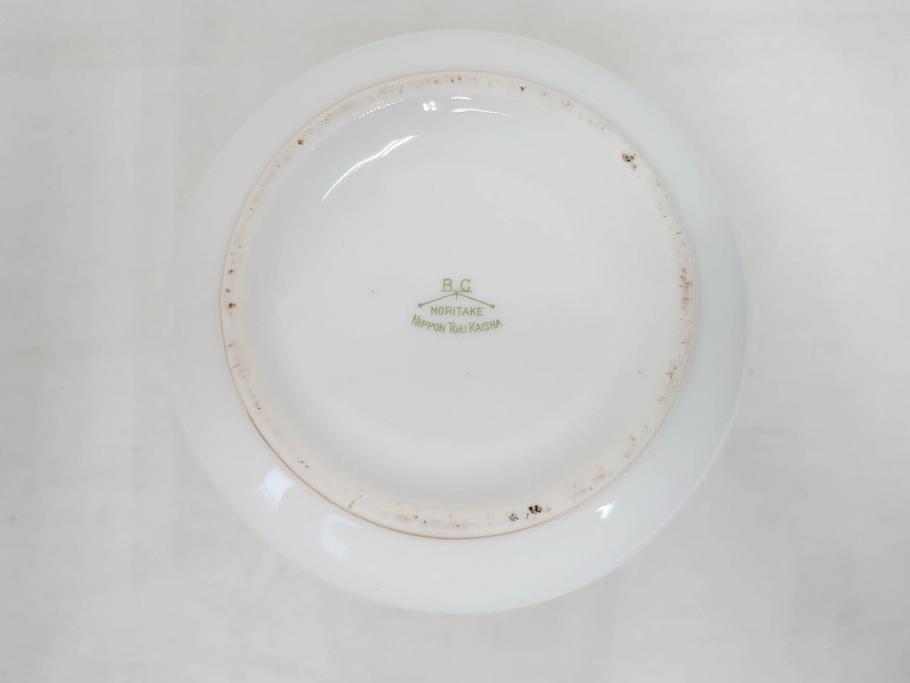 オールドノリタケ　NORITAKE　日本陶器會社　花柄　食卓が明るく華やかになるオールドノリタケまとめて17点セット(コップ2客、ティーポット、プレート8枚、ボウル6点、皿、カップ、金彩、ヤジロベー印、LOUISE、オレンジ、フラワー、草花、洋食器)(R-078753)