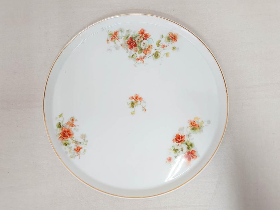 オールドノリタケ　NORITAKE　日本陶器會社　花柄　食卓が明るく華やかになるオールドノリタケまとめて17点セット(コップ2客、ティーポット、プレート8枚、ボウル6点、皿、カップ、金彩、ヤジロベー印、LOUISE、オレンジ、フラワー、草花、洋食器)(R-078753)