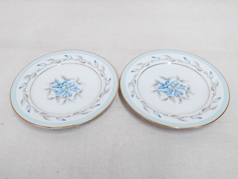 オールドノリタケ　NORITAKE　日本陶器會社　花柄　食卓が明るく華やかになるオールドノリタケまとめて17点セット(コップ2客、ティーポット、プレート8枚、ボウル6点、皿、カップ、金彩、ヤジロベー印、LOUISE、オレンジ、フラワー、草花、洋食器)(R-078753)