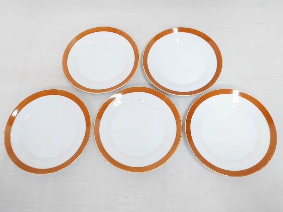 オールドノリタケ　NORITAKE　日本陶器會社　花柄　食卓が明るく華やかになるオールドノリタケまとめて17点セット(コップ2客、ティーポット、プレート8枚、ボウル6点、皿、カップ、金彩、ヤジロベー印、LOUISE、オレンジ、フラワー、草花、洋食器)(R-078753)