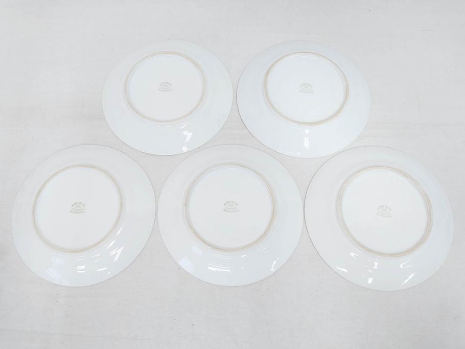 オールドノリタケ　NORITAKE　日本陶器會社　花柄　食卓が明るく華やかになるオールドノリタケまとめて17点セット(コップ2客、ティーポット、プレート8枚、ボウル6点、皿、カップ、金彩、ヤジロベー印、LOUISE、オレンジ、フラワー、草花、洋食器)(R-078753)