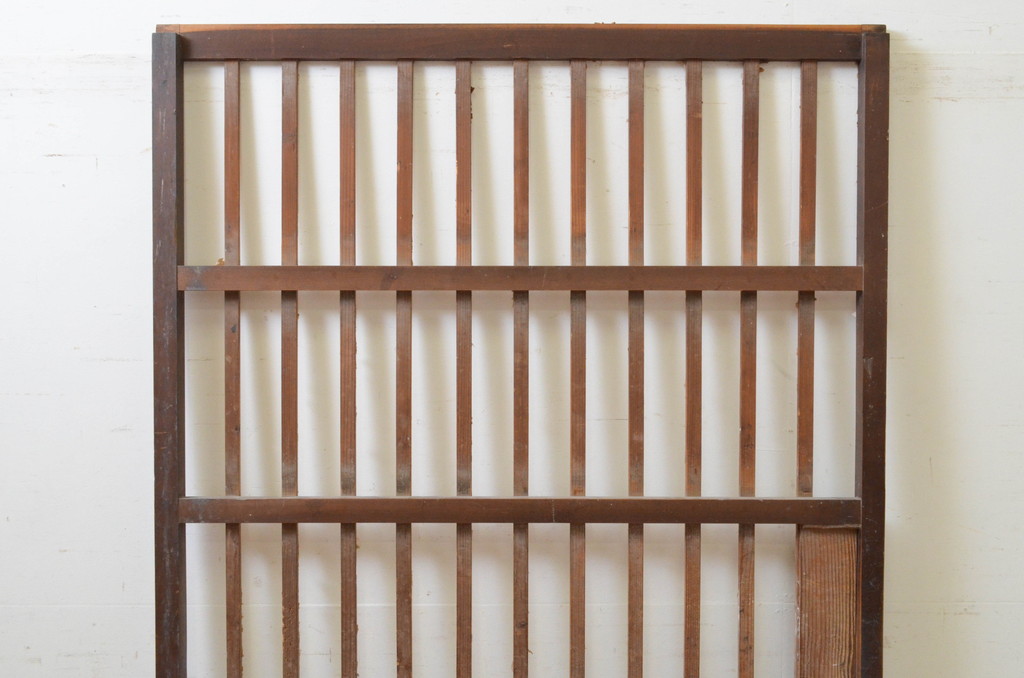 『1年保証』 アンティーク建具 和の雰囲気を高める障子蔵戸1枚(引き戸、格子 建具