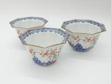 アンティーク雑貨　江戸期　古伊万里　蕎麦猪口(和食器)(R-041124)