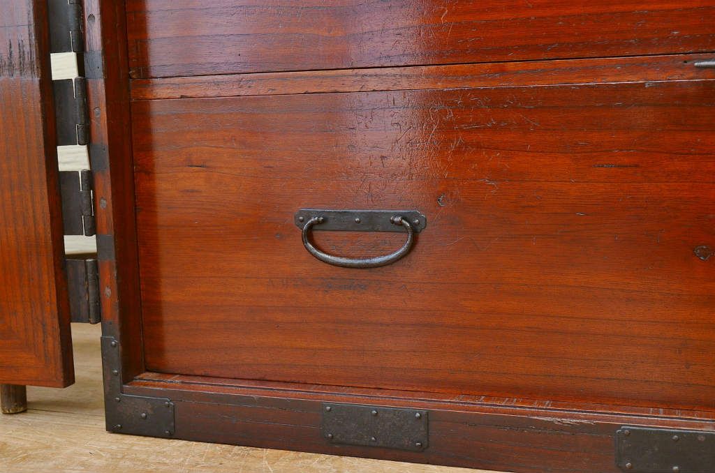 アンティーク家具　素敵な雰囲気!時代箪笥ローボード(ローチェスト)4