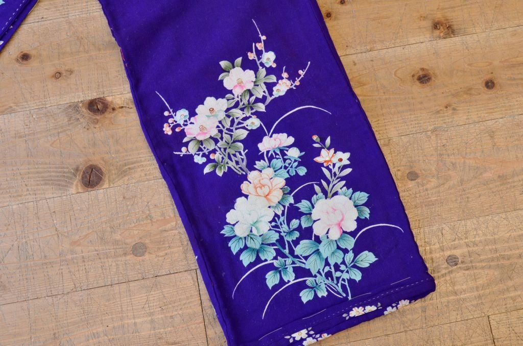 ○古い縮緬着物2(正絹子供用古布)