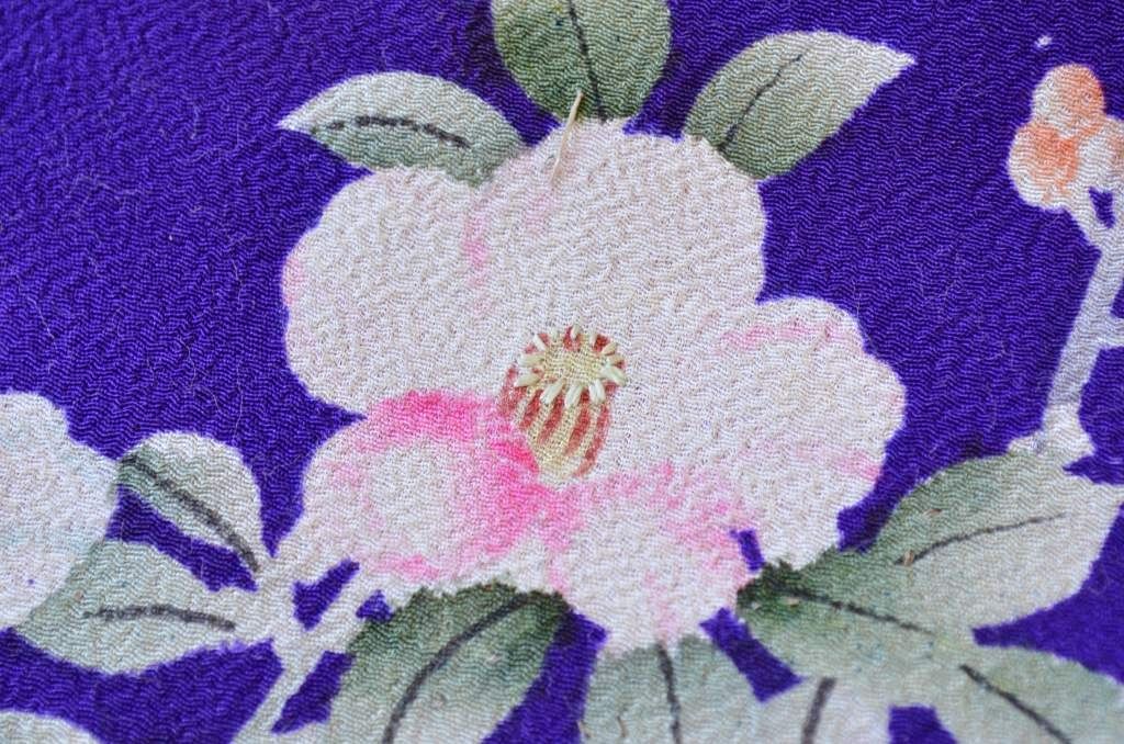 ○古い縮緬着物2(正絹子供用古布)