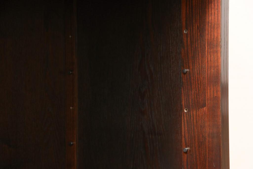 中古　超美品　栗材　上質な和の空間を演出する水屋箪笥(食器棚、茶箪笥、戸棚、収納棚)(R-054246)