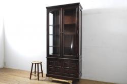 中古　美品　軽井沢彫り　咲き誇る桜の彫刻が美しいドレッサー(鏡台、化粧台、ミラー)(R-073041)