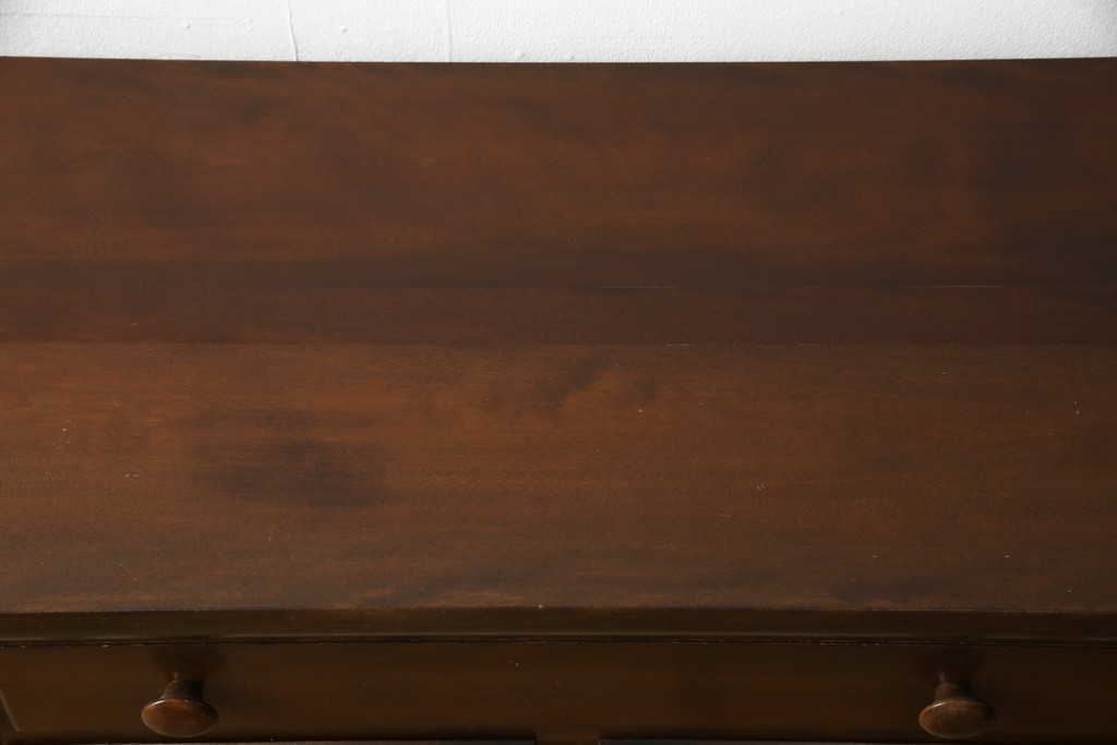 中古　美品　松本民芸家具　和・洋どちらの空間にも合わせやすいシックなサイドボード(収納棚、カウンターテーブル、サイドキャビネット)(R-059811)