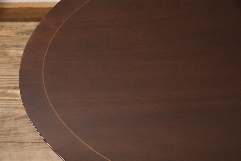 中古　美品　アメリカ　Baker(ベーカー社)　マホガニー材　品のある佇まいが目を引くセンターテーブル(ローテーブル)(R-054547)