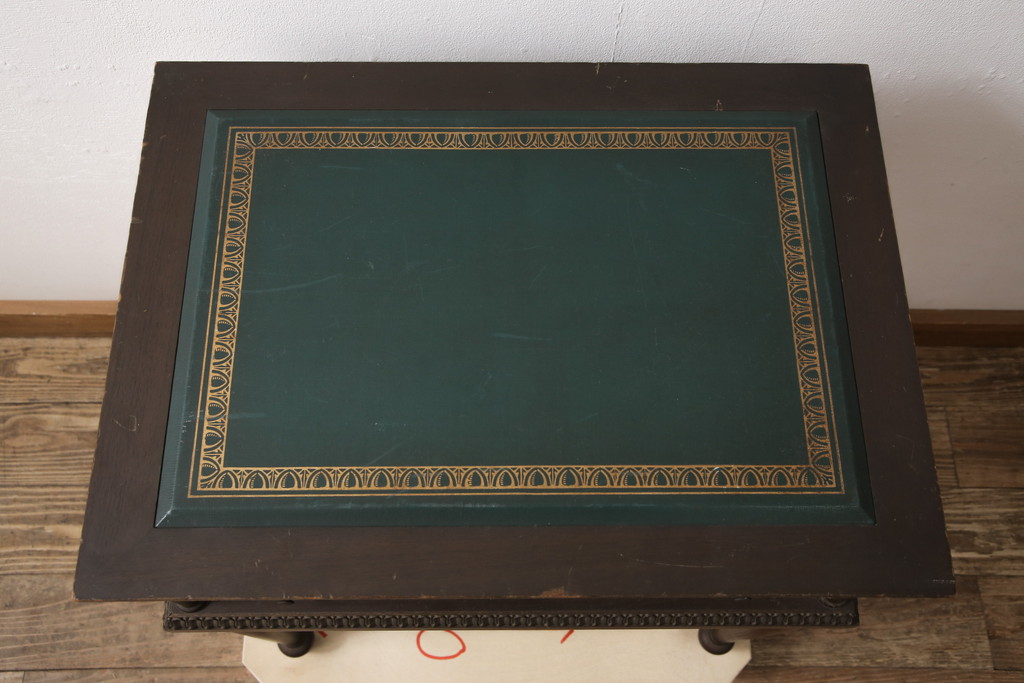 希少!　ヨーロッパビンテージ　細部まで凝ったつくりが美しいコインケース(サイドテーブル、コンソールテーブル、ヴィンテージ)(R-054596)