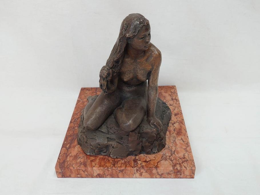お買得】 ブロンズ V283 在銘 裸婦像 工芸品 - 工芸品