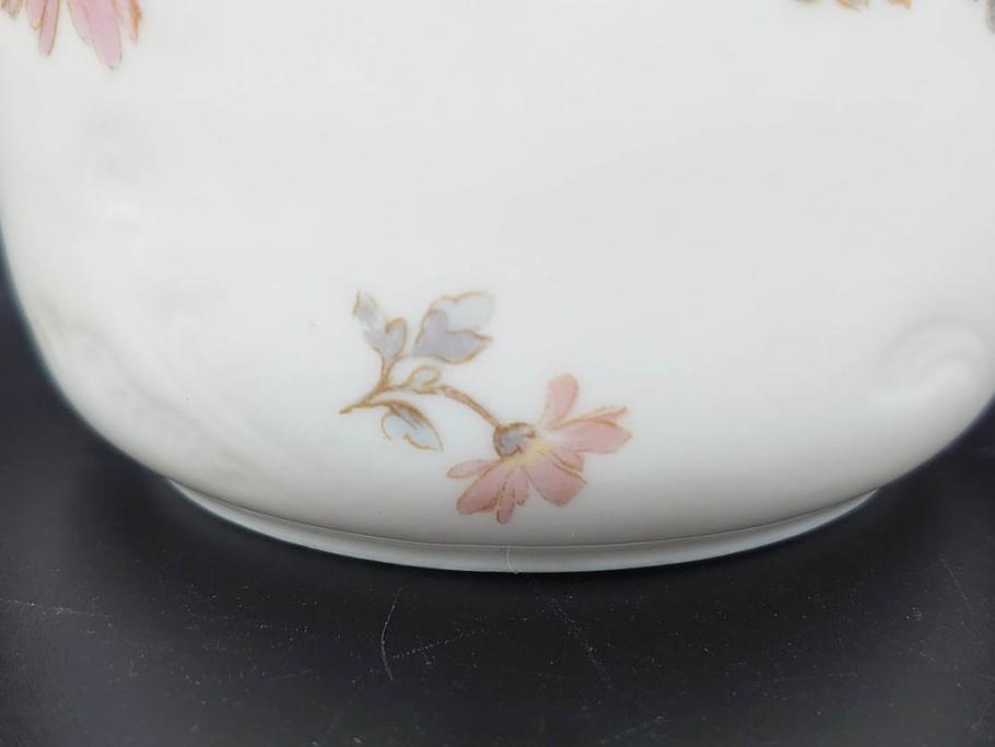 ビンテージ　フランス　LIMOGES(リモージュ)　HAVILAND(アビランド)　淡い花柄が上品なカップ&ソーサー7客セット(ヴィンテージ、金彩、フラワー、C&S、磁器、洋食器)(R-078840)