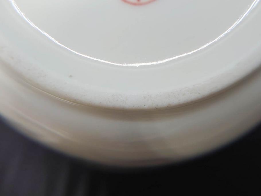 ビンテージ　フランス　LIMOGES(リモージュ)　HAVILAND(アビランド)　淡い花柄が上品なカップ&ソーサー7客セット(ヴィンテージ、金彩、フラワー、C&S、磁器、洋食器)(R-078840)