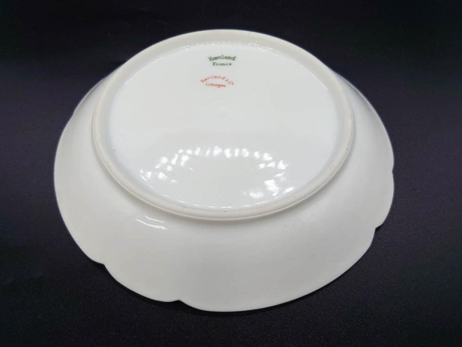 ビンテージ　フランス　LIMOGES(リモージュ)　HAVILAND(アビランド)　淡い花柄が上品なカップ&ソーサー7客セット(ヴィンテージ、金彩、フラワー、C&S、磁器、洋食器)(R-078840)