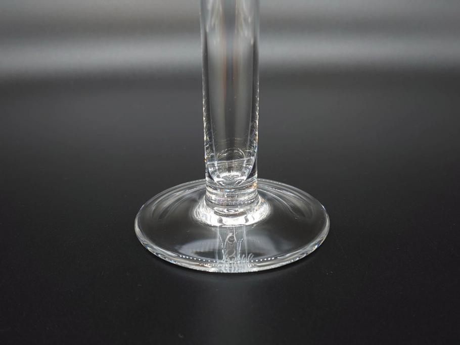 未使用品　オーストリア　RIEDEL(リーデル)　ソムリエ　シャンパーニュ　スパークリングワイン　洗練されたデザインが優美な印象を与えるグラス2客セット(旧パッケージ、チューブ缶、箱付き、袋付き)(R-073035)
