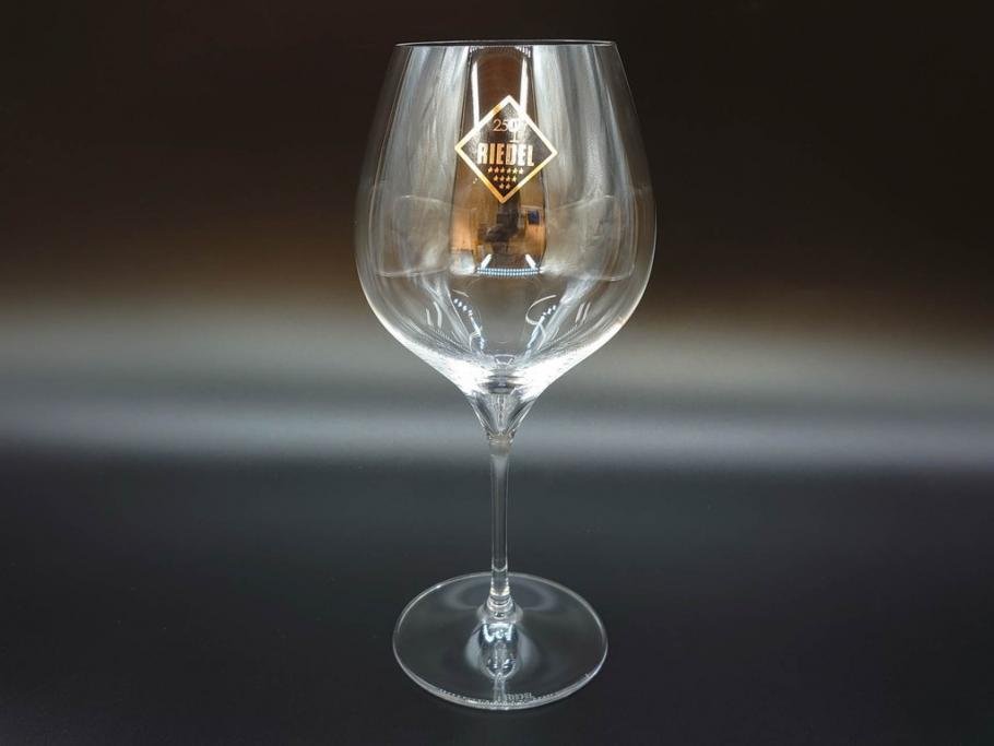 未使用品　オーストリア　RIEDEL(リーデル)　ヴィノム　250周年記念　ピノ・ノワール　ネッビオーロ　上品な佇まいが魅力のグラス4客セット(ワイン、箱付き)(R-073036)