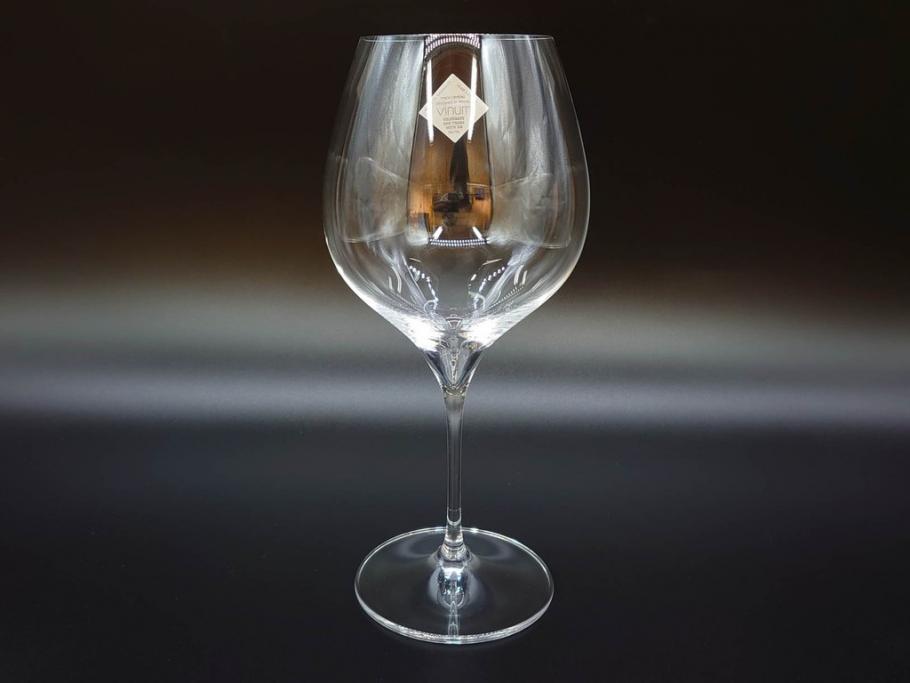 未使用品　オーストリア　RIEDEL(リーデル)　ヴィノム　250周年記念　ピノ・ノワール　ネッビオーロ　上品な佇まいが魅力のグラス4客セット(ワイン、箱付き)(R-073036)