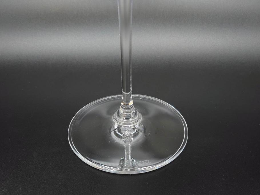 未使用品　オーストリア　RIEDEL(リーデル)　ヴィノム　エクストリーム　美しいフォルムが気品漂うグラス4客セット(シャンパーニュ、箱付き)(R-073038)