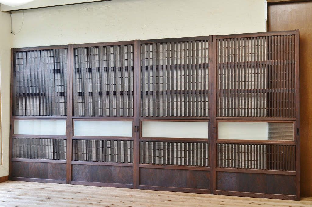 極上美品!上質な格子戸4枚セット