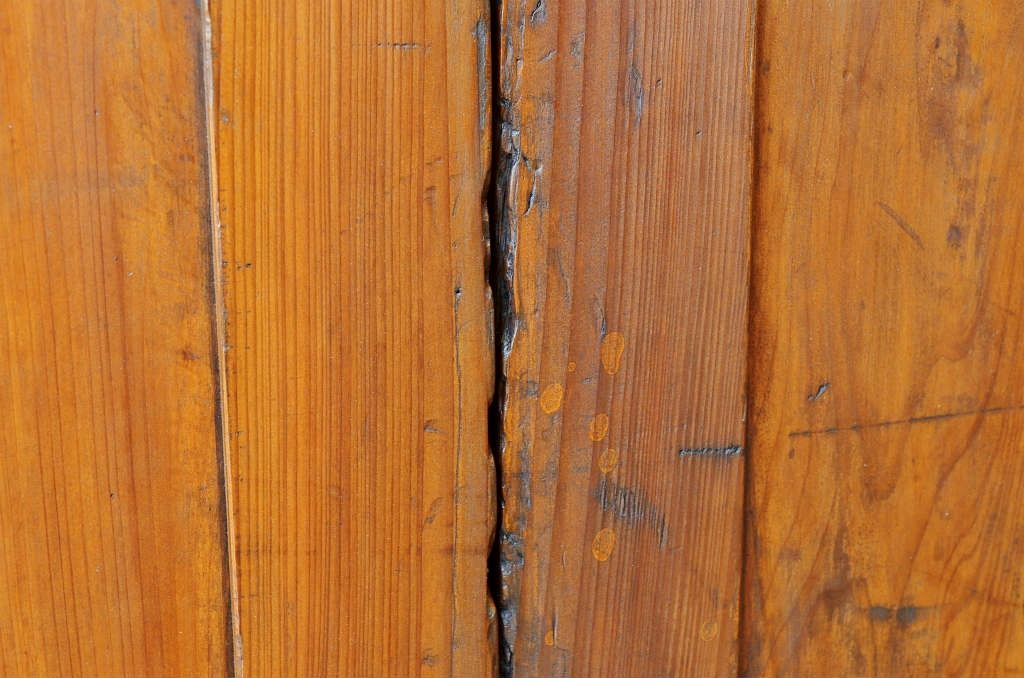 アンティーク大振りなダイヤガラス戸2枚セット　(引き戸)