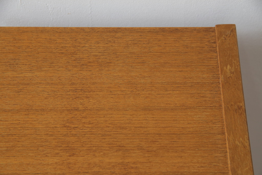 和製ビンテージ　伊勢丹取り扱い　チーク材のシンプルなサイドチェスト(引き出し、サイドボード、ヴィンテージ)(R-068970)